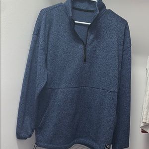 PINK quarter zip dark blue sweatshirt!